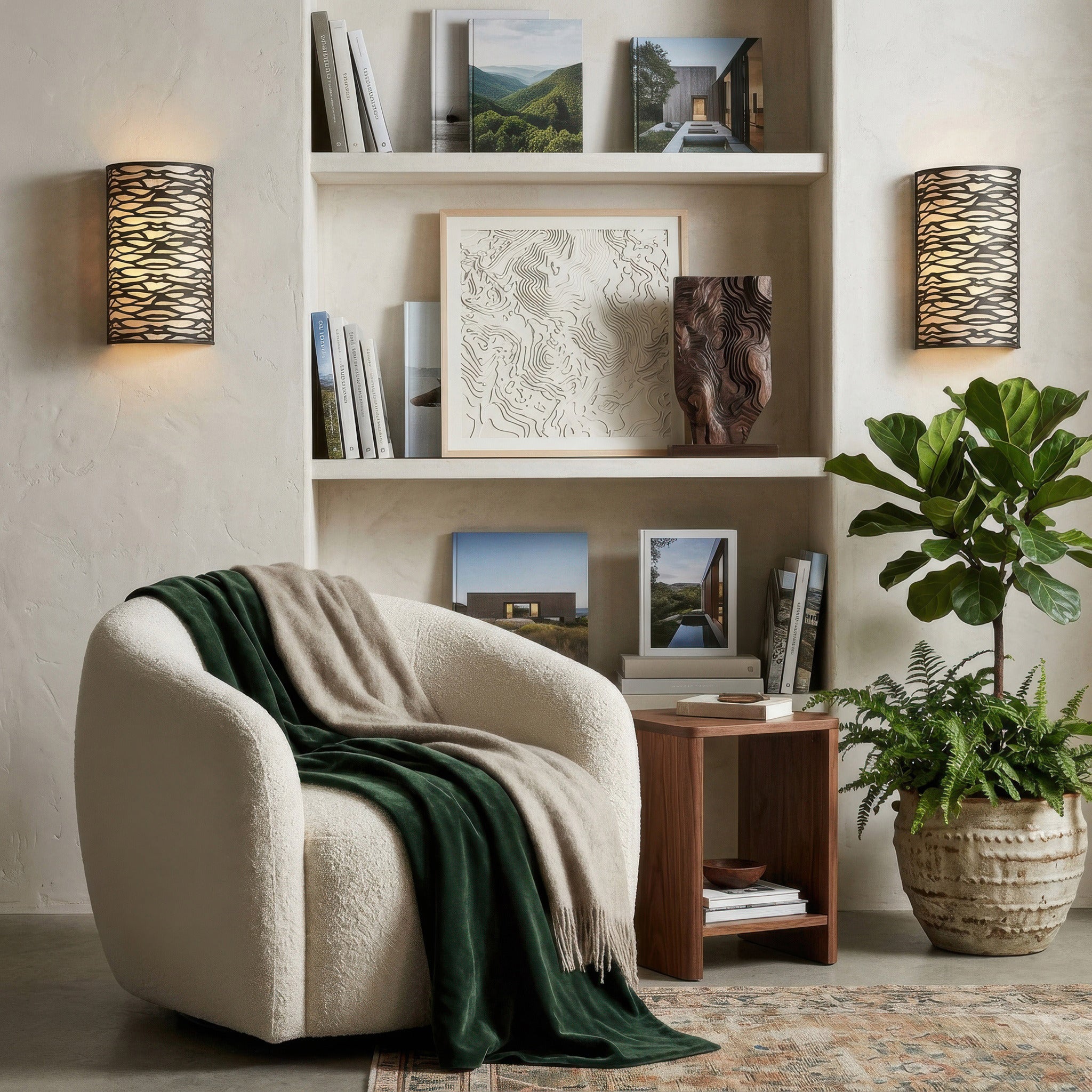 Kato 2 Light Wall Sconce - Carbon Black