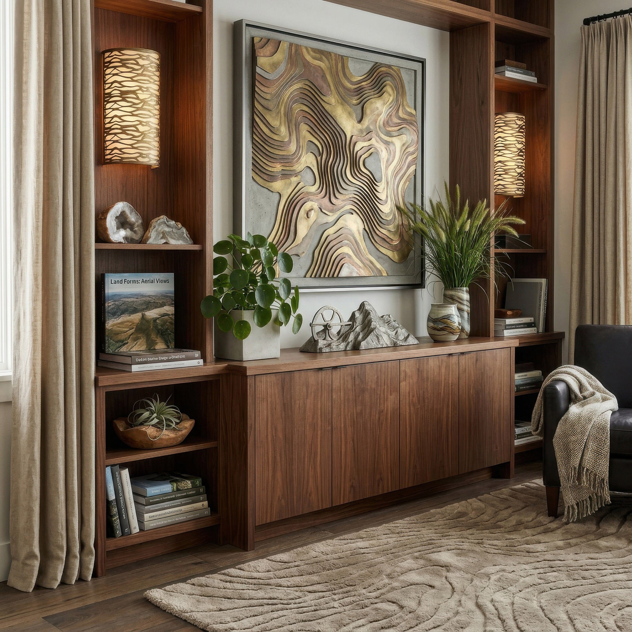 Kato 2 Light Wall Sconce - Havana Gold