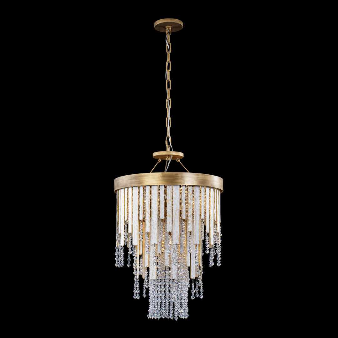 Lafayette 359C04HG 4-Light Chandelier - Havana Gold