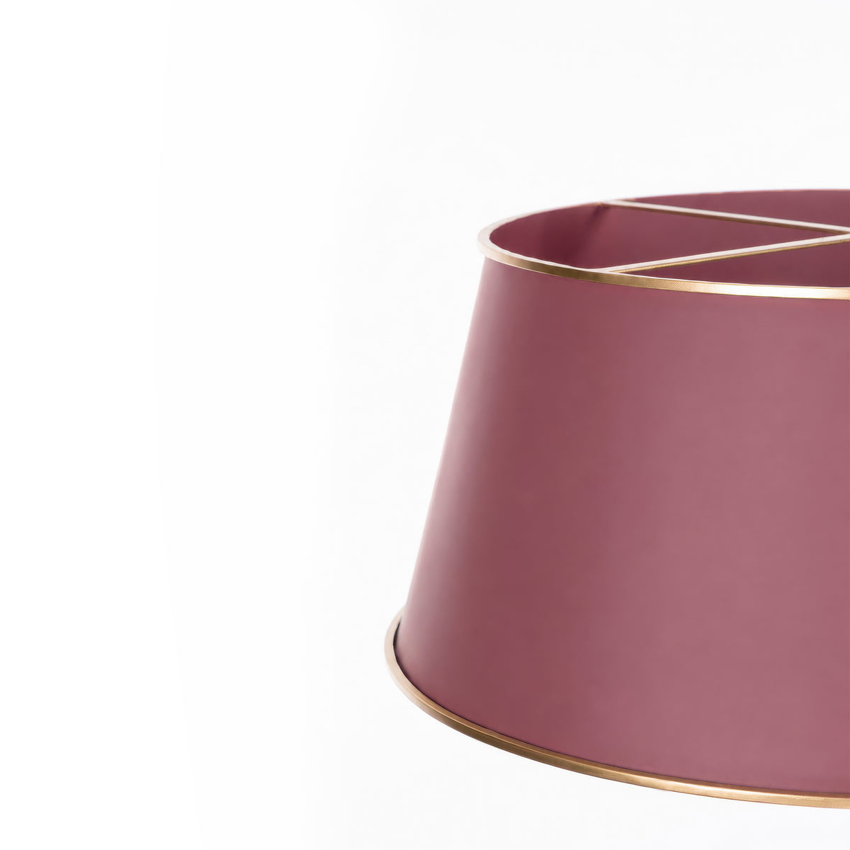 Coco 6 Lights pendant in Red Handed and French Gold