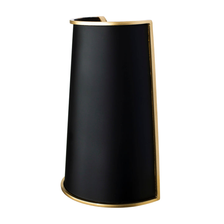 Coco 364W02MBFG 2-Light Wall Sconce - Matte Black/French Gold