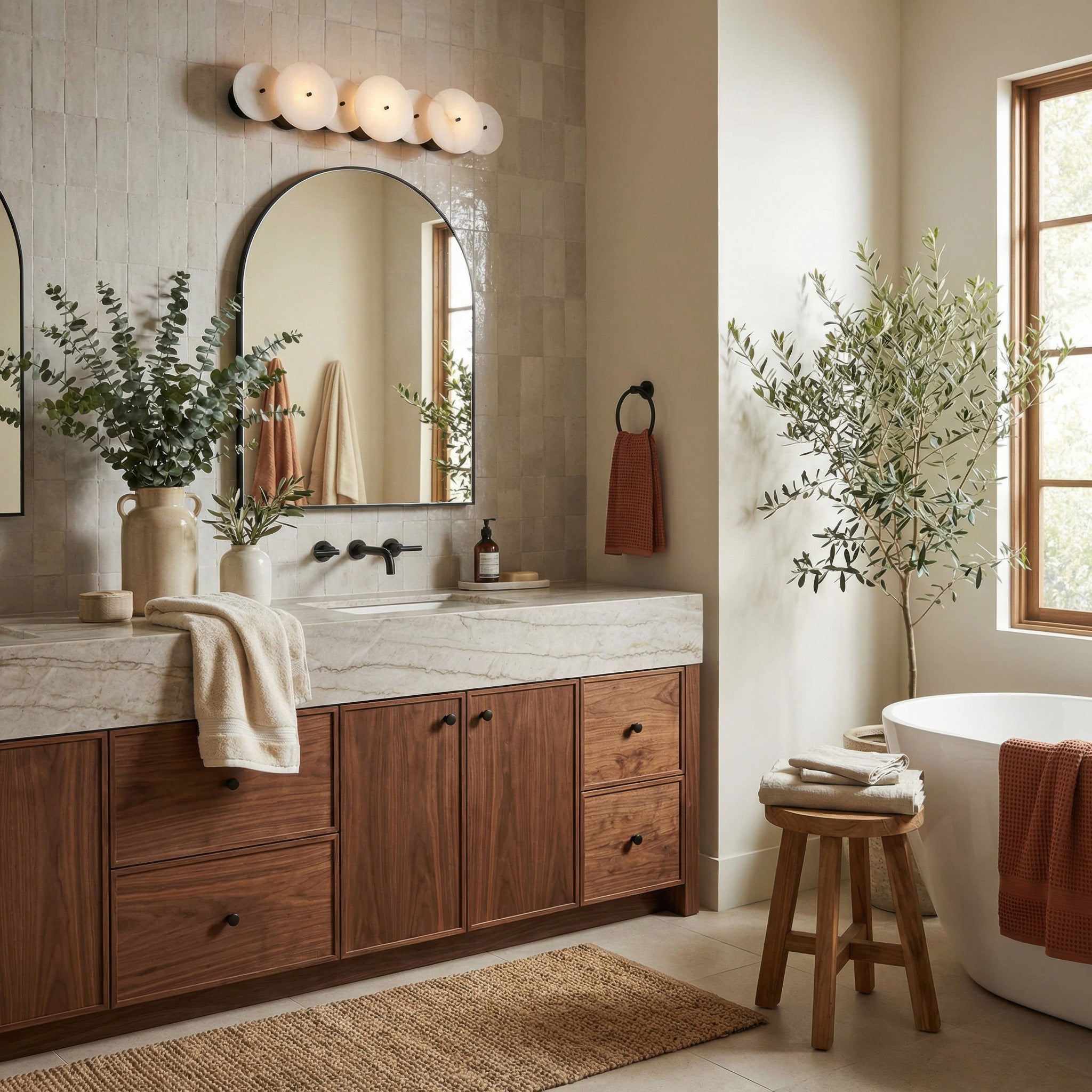 Cosmos 3 Light   Bath - Matte Black