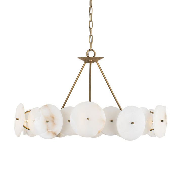 Cosmos 370C06HG 6-Light Chandelier - Havana Gold