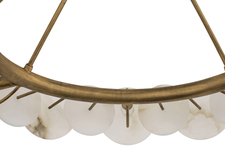 Cosmos 370C06HG 6-Light Chandelier - Havana Gold