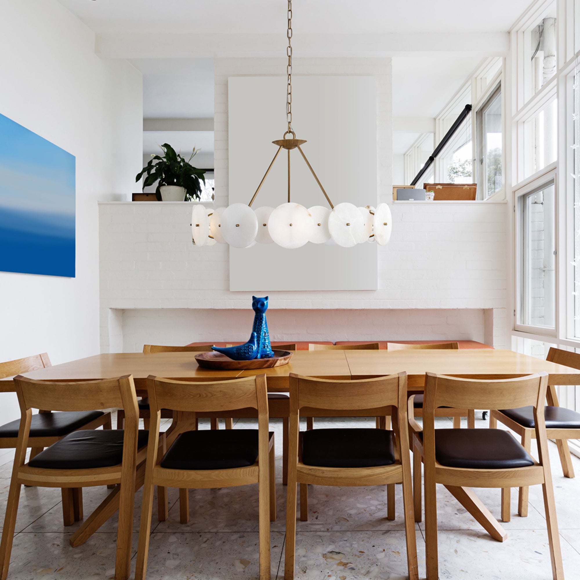 Cosmos 6 Light Chandelier - Havana Gold