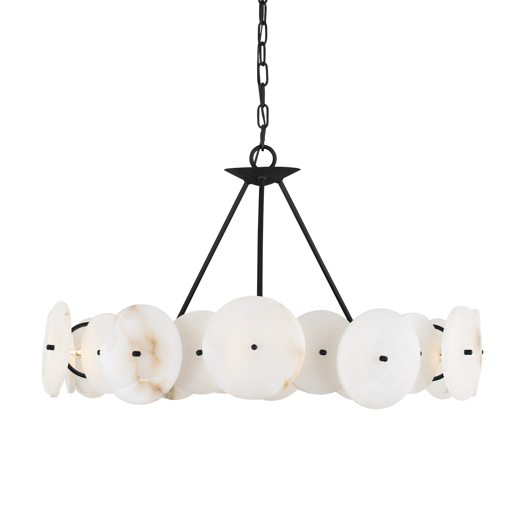 Cosmos 6 Light   Chandelier - Matte Black