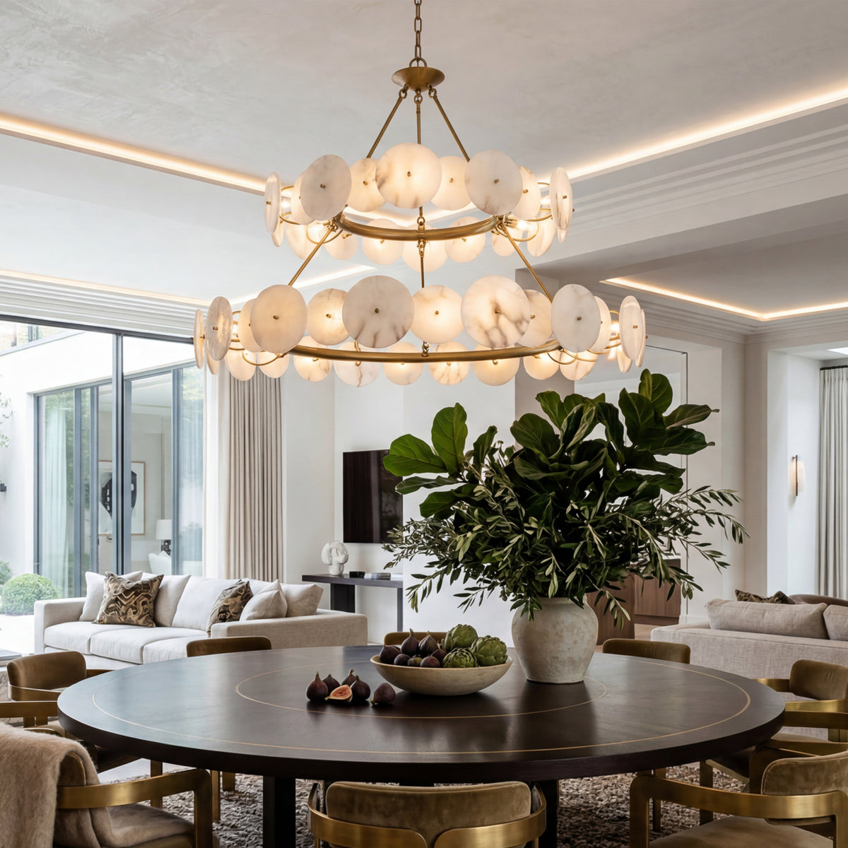 Cosmos 15 Lights 2 Tier in Havana Gold