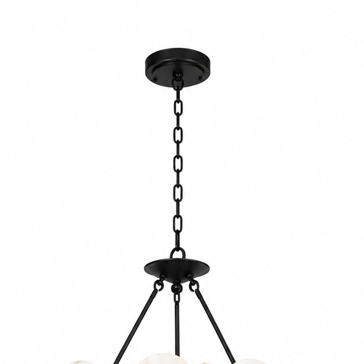 Cosmos 15 Lights 2 Tier in Matte Black