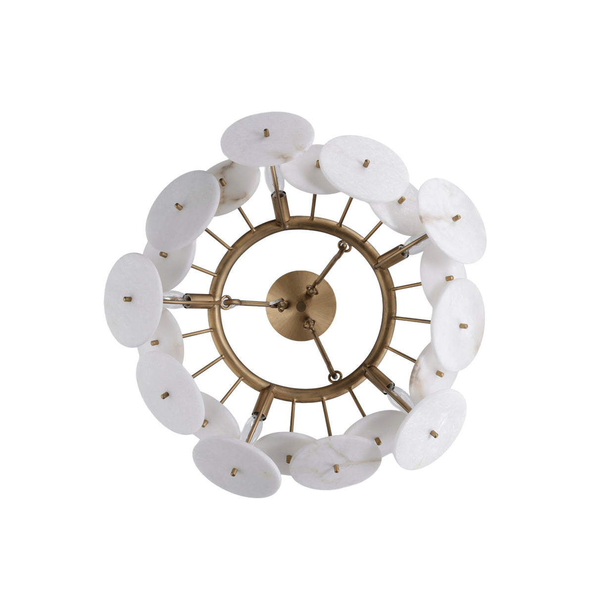 Cosmos 5 Lights Semi Flush in Havana Gold