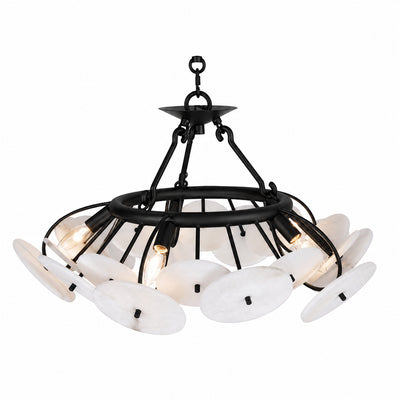 Cosmos 5 Lights Semi Flush in Matte Black