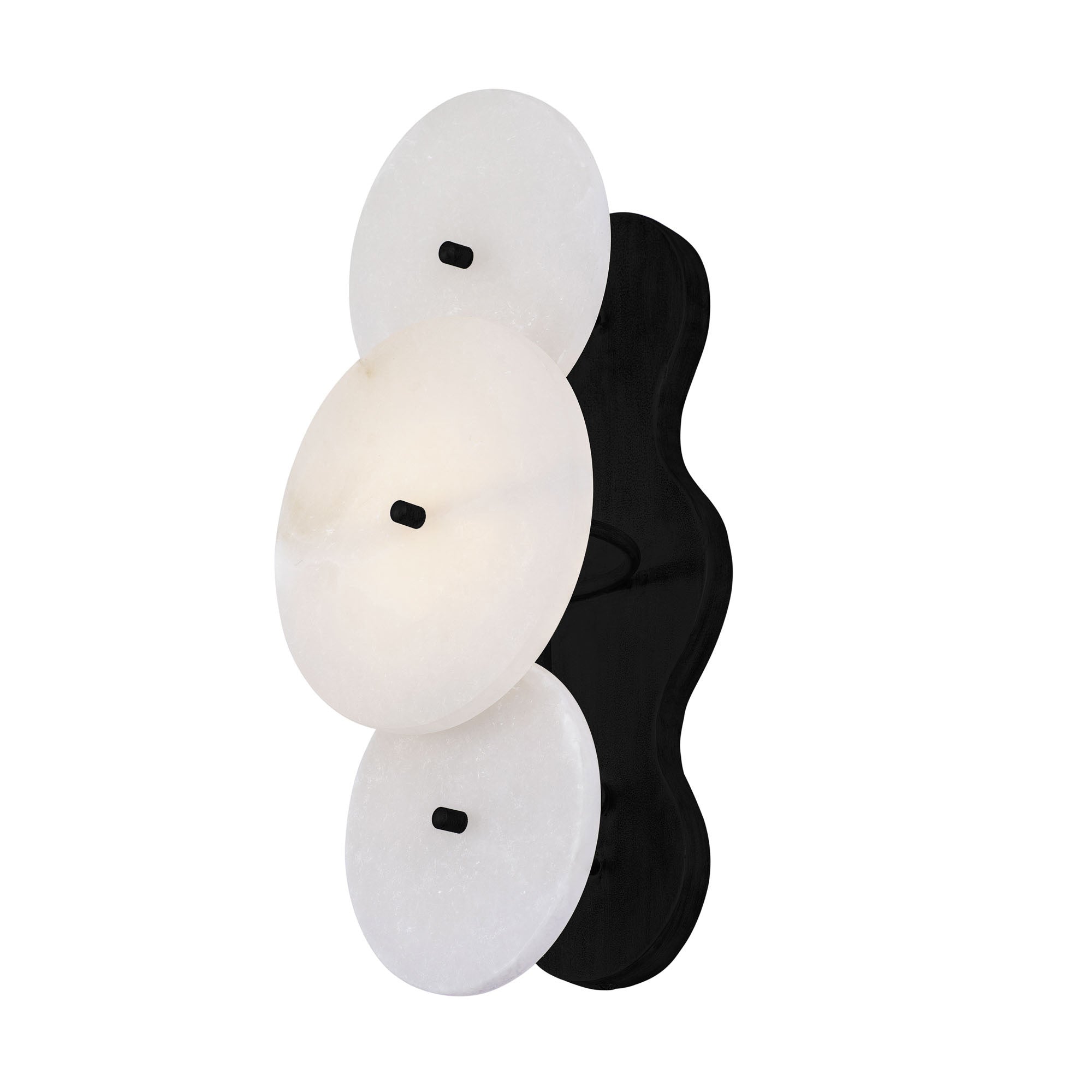 Cosmos 1 Light   Sconce - Matte Black
