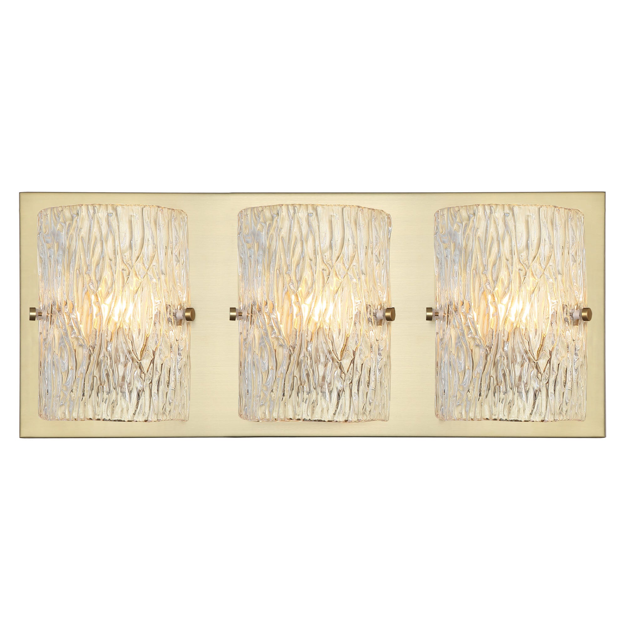 Morgan 3 Light Bath - Satin Brass