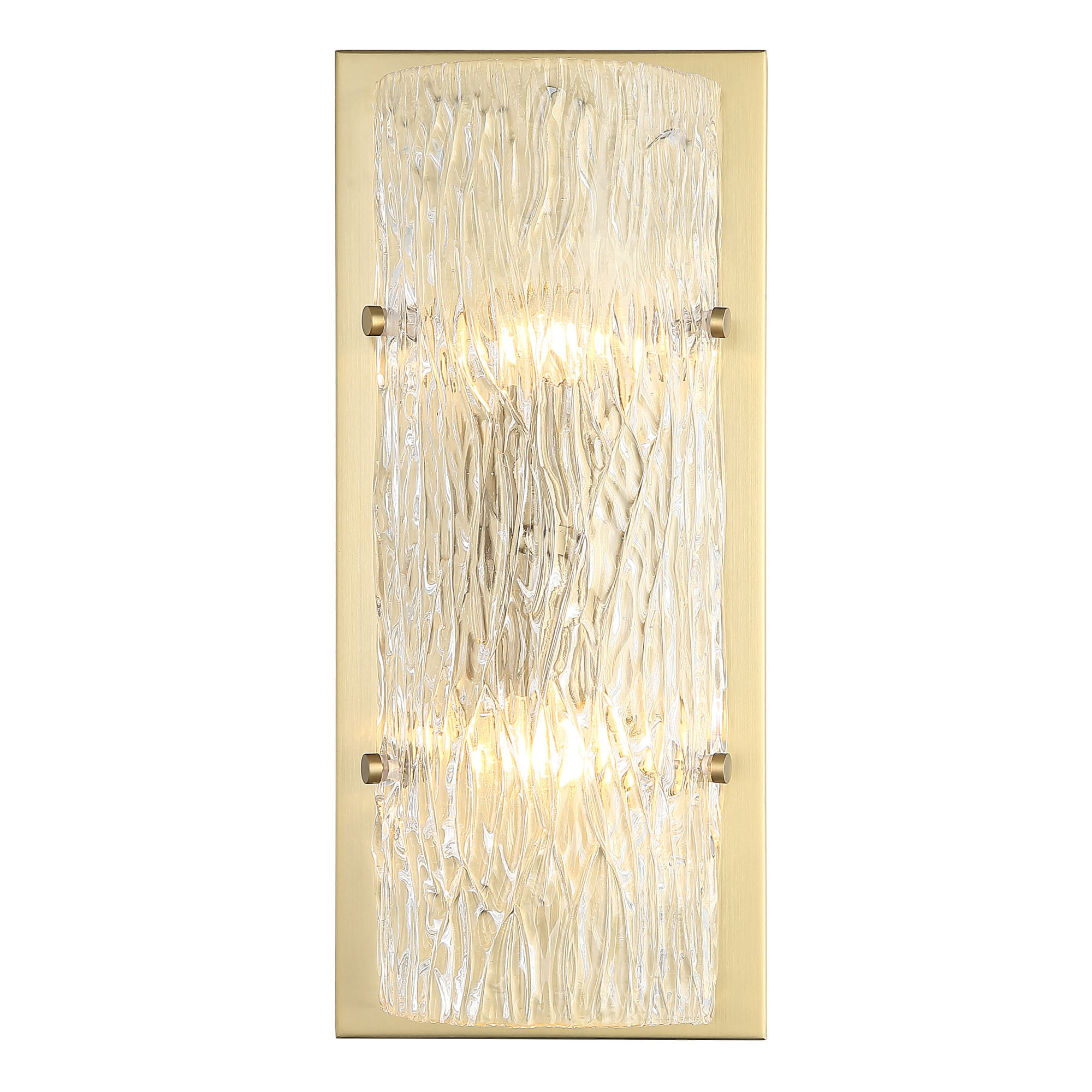 Morgan 2 Light Sconce - Satin Brass