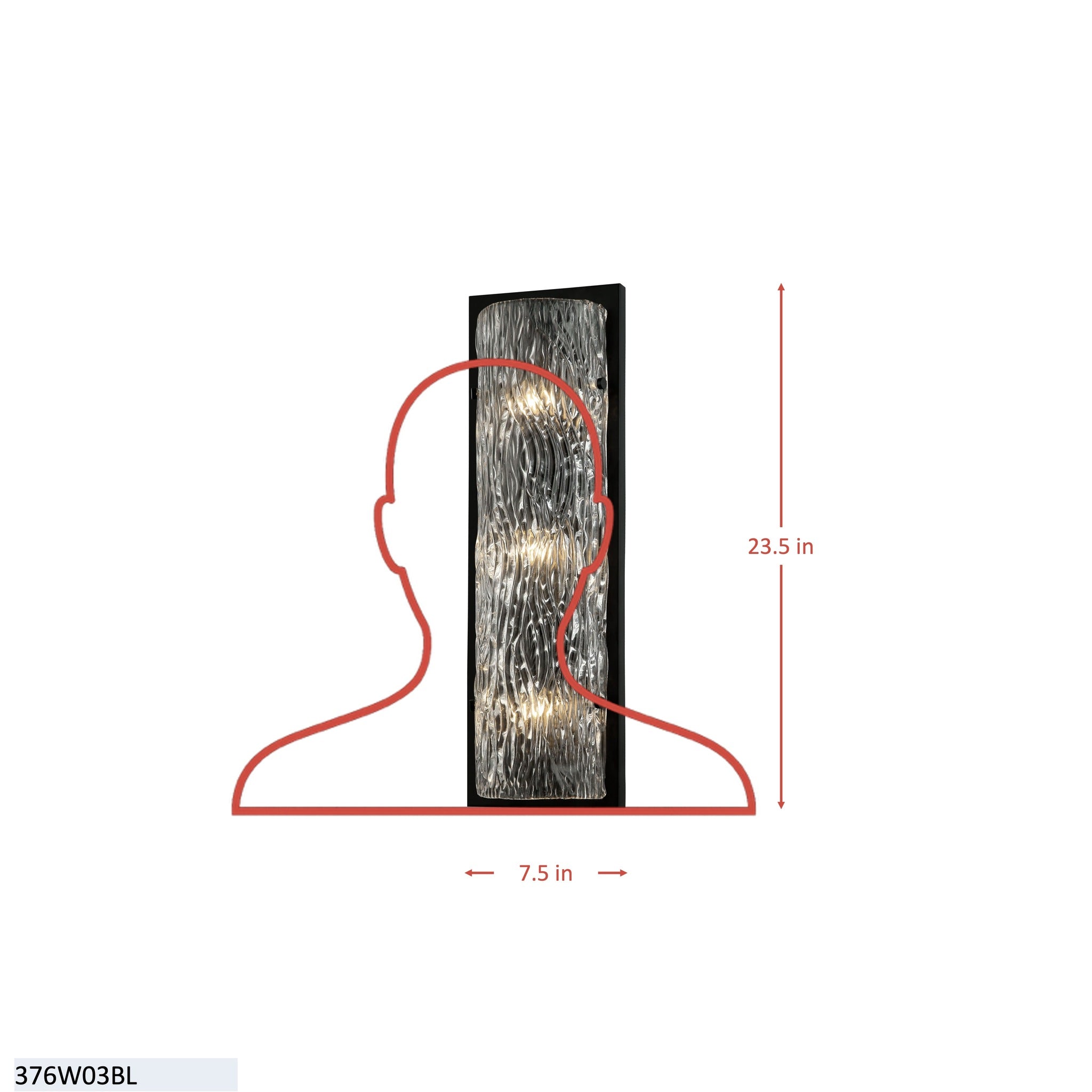Morgan 3 Light Sconce - Satin Brass