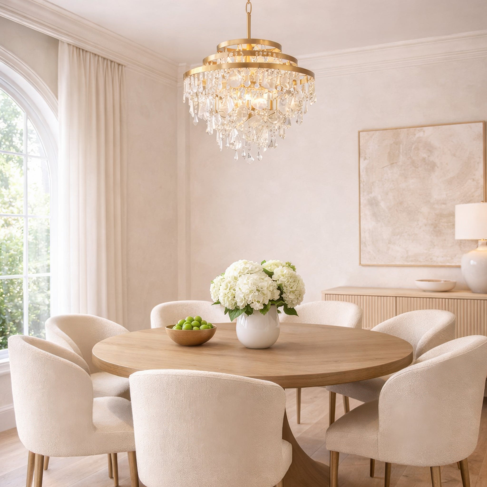 Kalani 5 Light Chandelier - French Gold