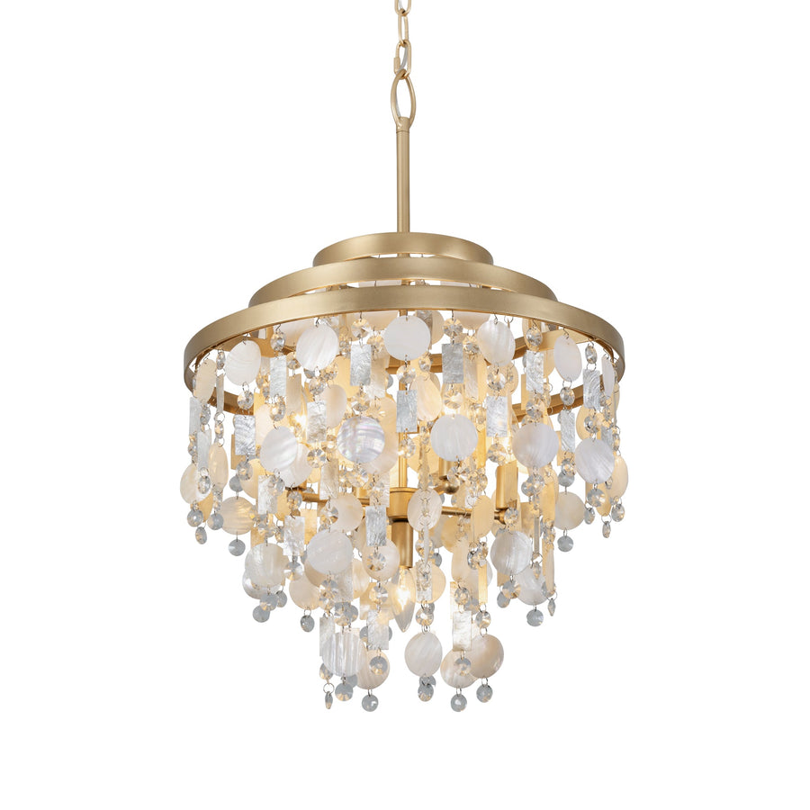 Kalani 377C05FG 5-Lt Chandelier - French Gold