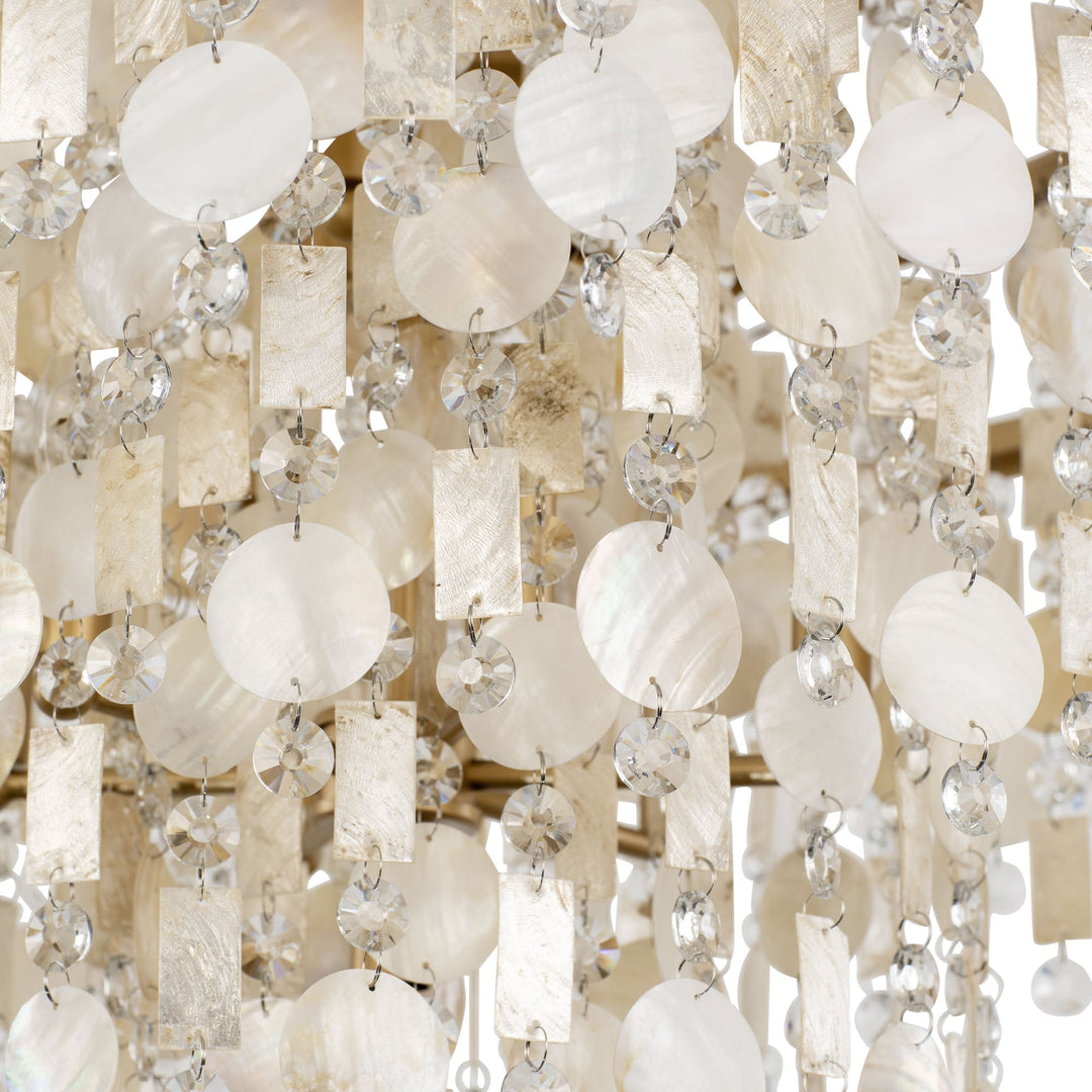 Kalani 377C10FG 10-Lt Chandelier - French Gold