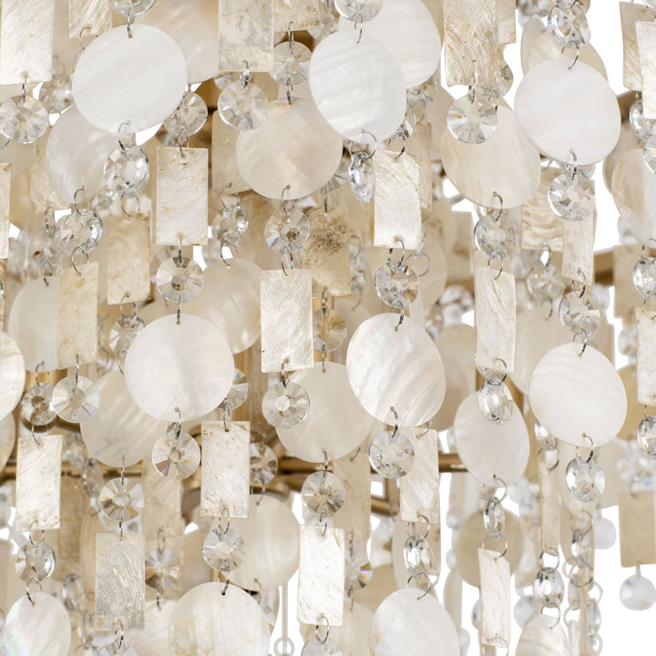 Kalani 377C10FG 10-Lt Chandelier - French Gold