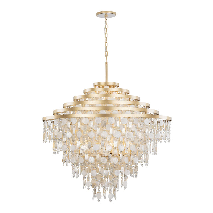 Kalani 377C16FG 16-Lt Chandelier - French Gold