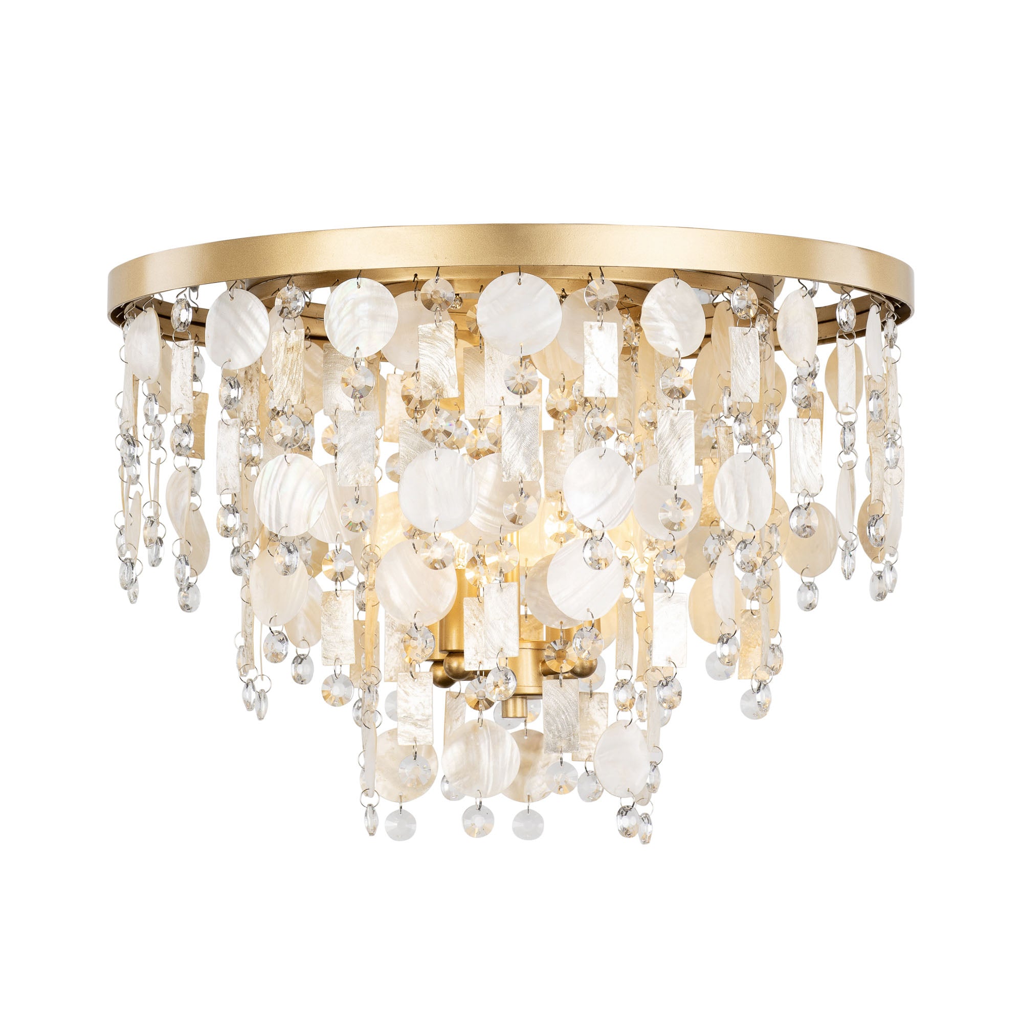Kalani 4 Light Semi-Flush - French Gold