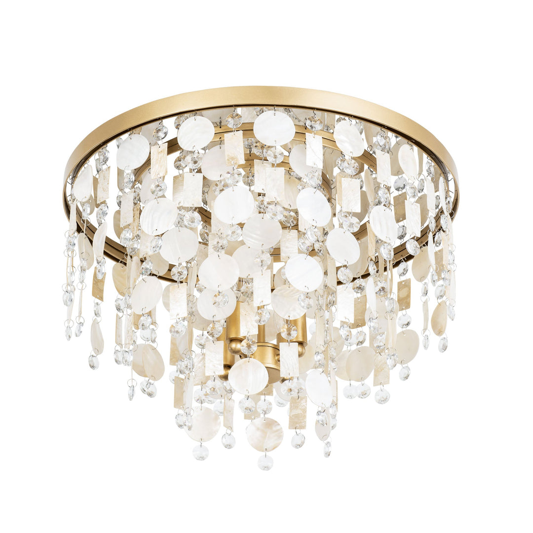 Kalani 377S04FG 4-Lt Ceiling Light - French Gold