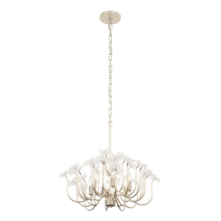 Wildflower 378C06GDAR 6-Lt Chandelier - Gold Dust/Artifact