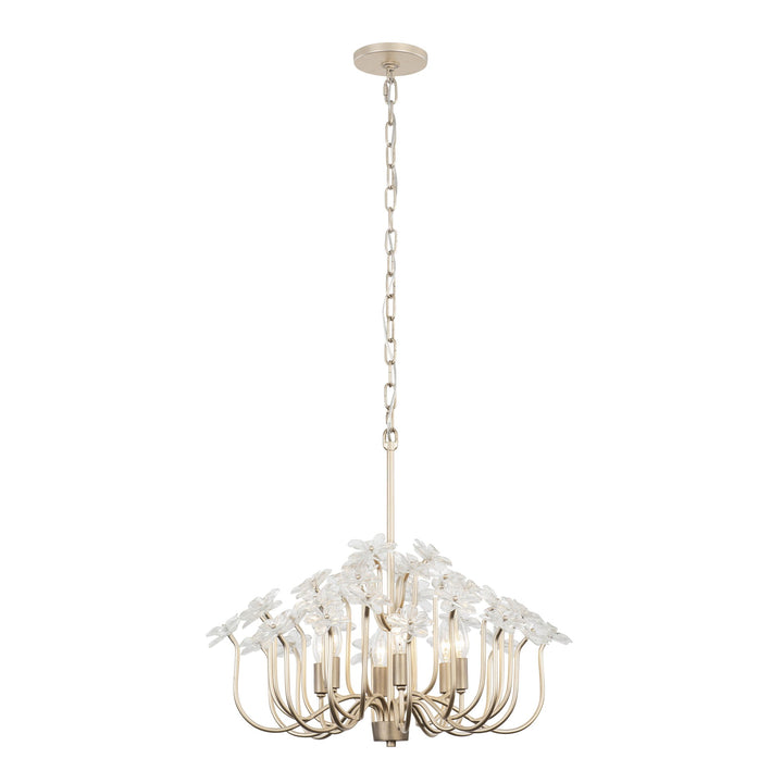 Wildflower 378C06GDAR 6-Lt Chandelier - Gold Dust/Artifact