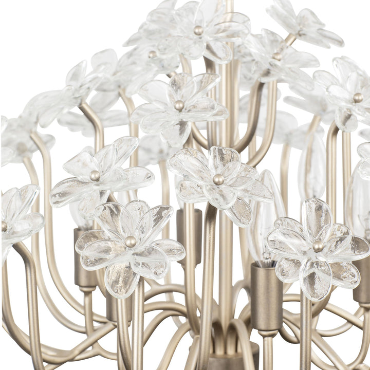 Wildflower 378C06GDAR 6-Lt Chandelier - Gold Dust/Artifact