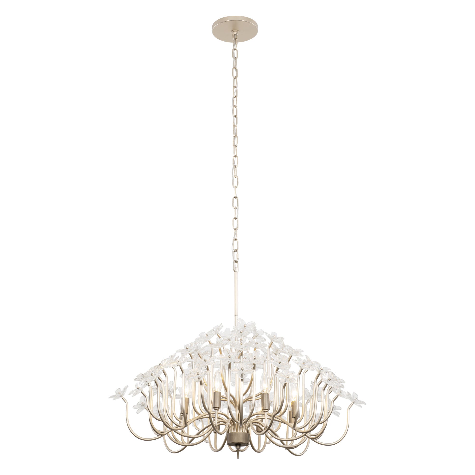 Wildflower 8 Light Chandelier - Gold Dust/Artifact