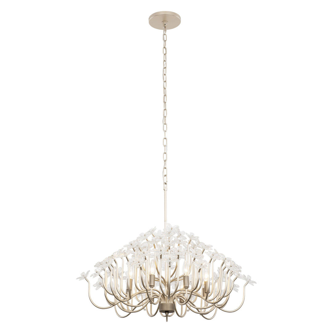 Wildflower 378C08GDAR 8-Lt Chandelier - Gold Dust/Artifact