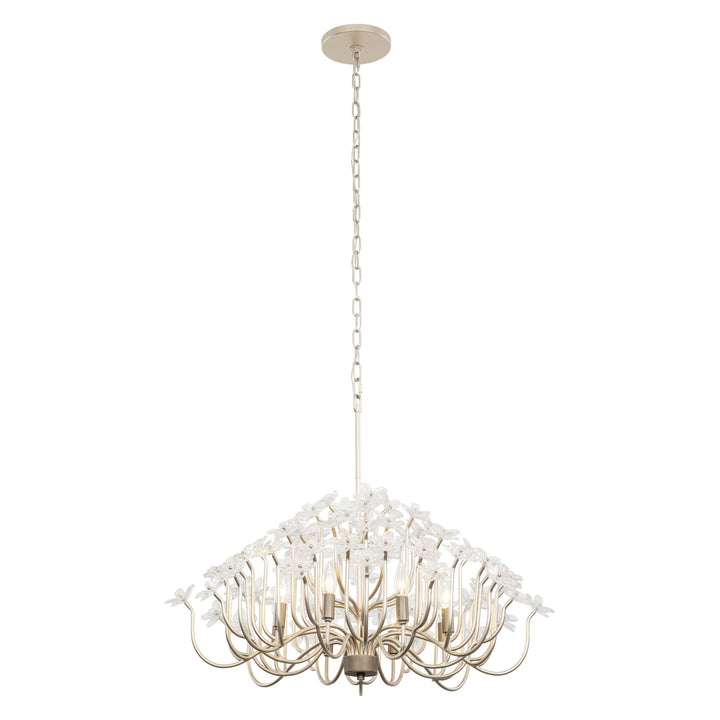 Wildflower 378C08GDAR 8-Lt Chandelier - Gold Dust/Artifact