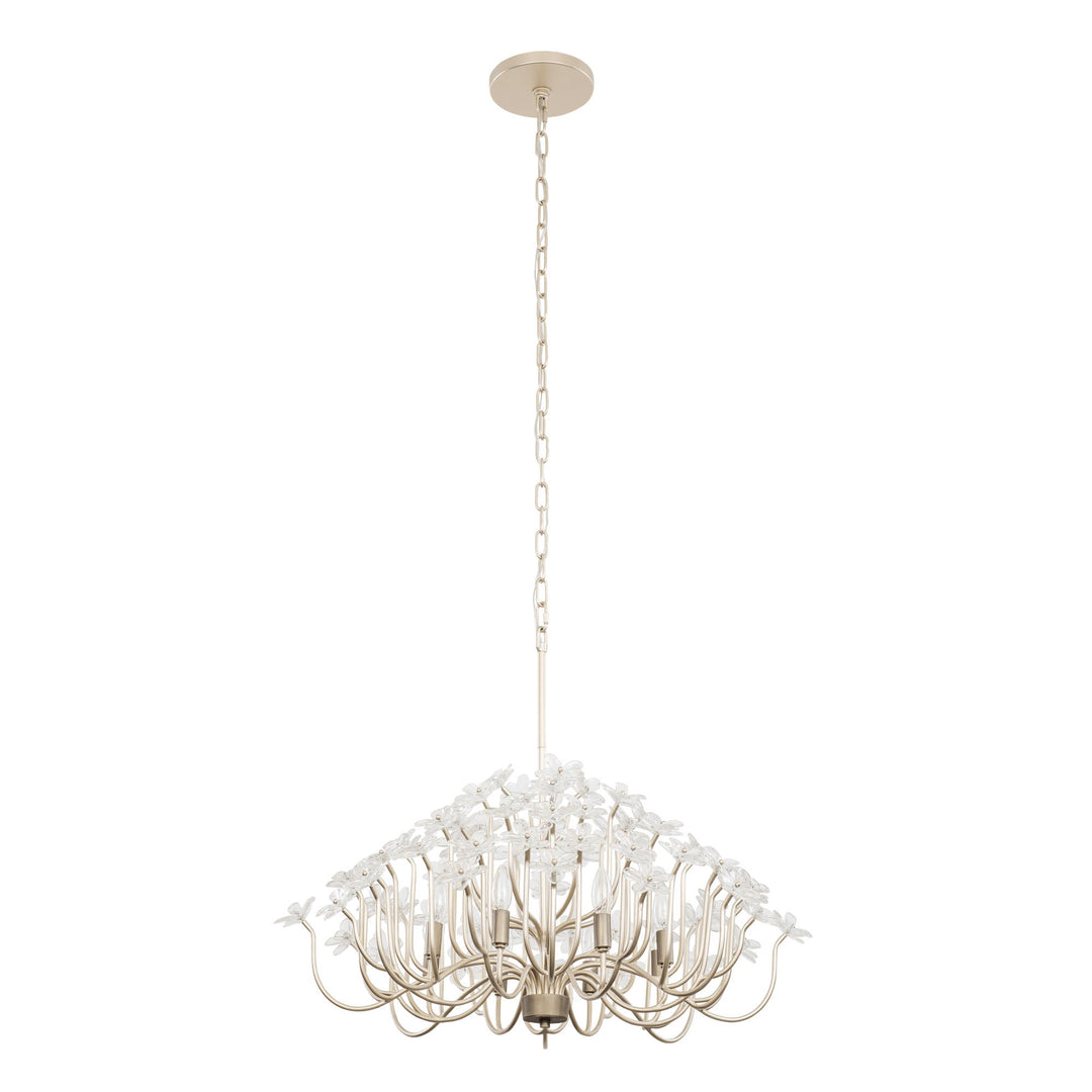 Wildflower 378C08GDAR 8-Lt Chandelier - Gold Dust/Artifact