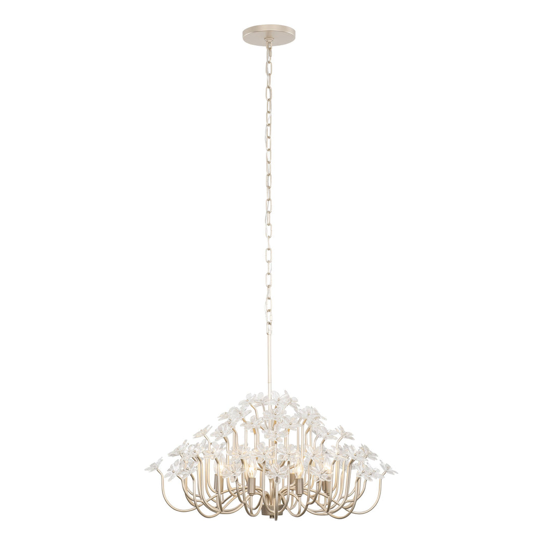 Wildflower 378C08GDAR 8-Lt Chandelier - Gold Dust/Artifact