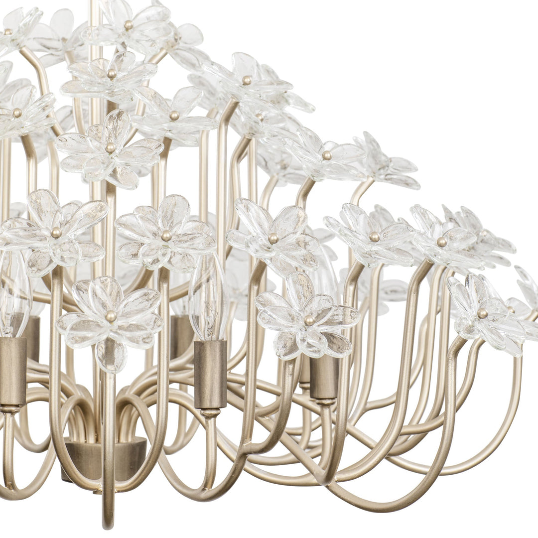 Wildflower 378C08GDAR 8-Lt Chandelier - Gold Dust/Artifact