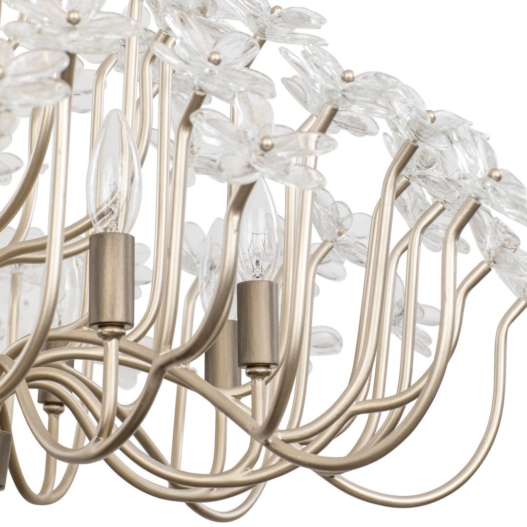 Wildflower 378C08GDAR 8-Lt Chandelier - Gold Dust/Artifact