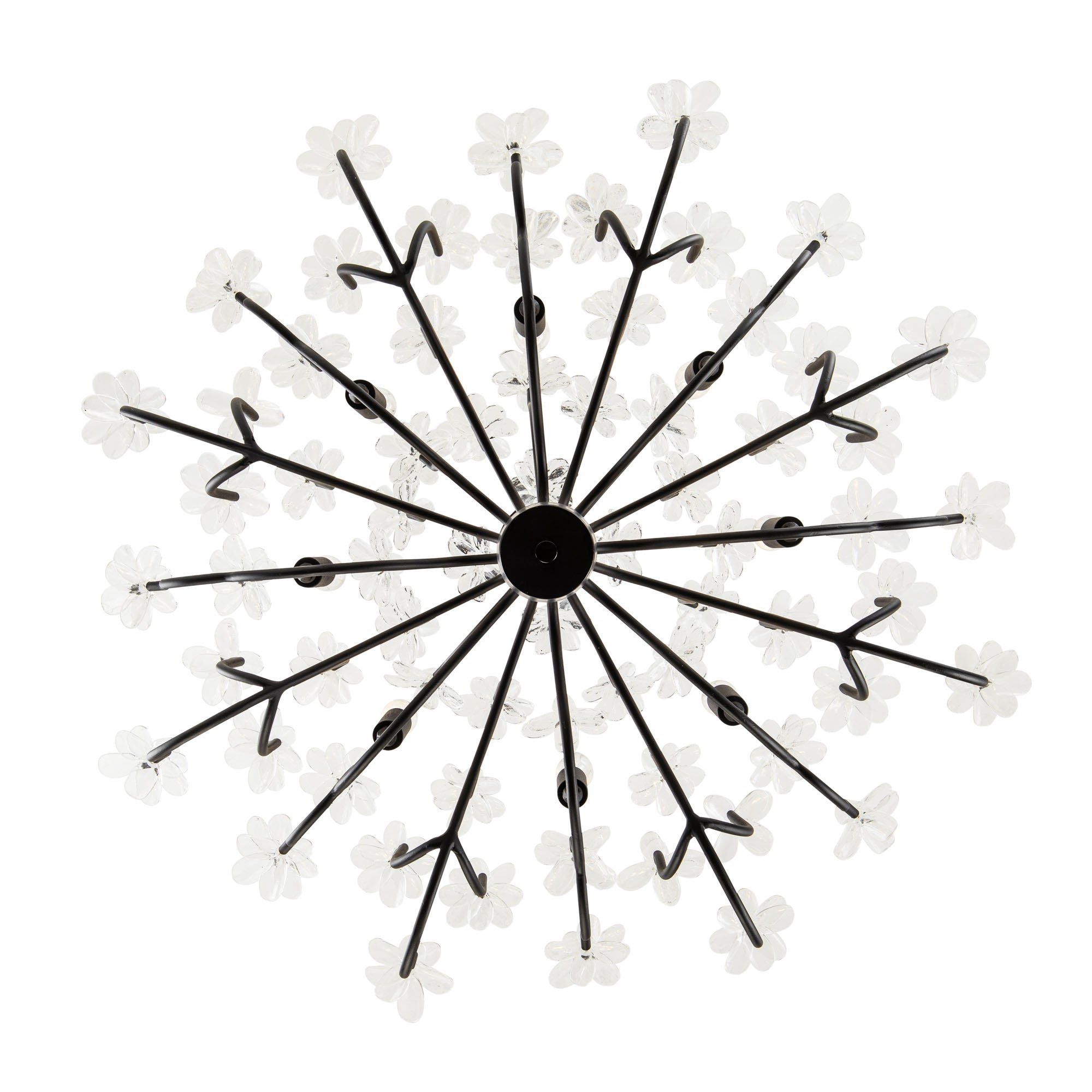 Wildflower 8 Light Chandelier - Matte Black