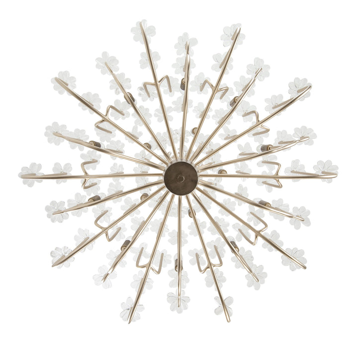 Wildflower 378C15GDAR 15-Lt Chandelier - Gold Dust/Artifact