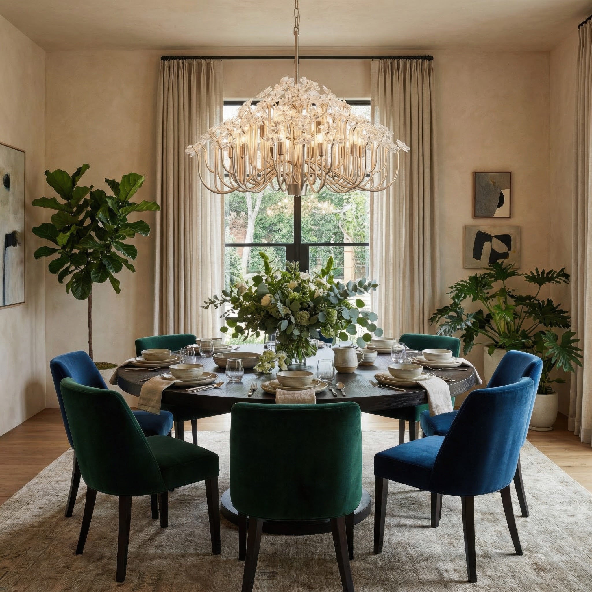 Wildflower 15 Light Chandelier - Gold Dust/Artifact