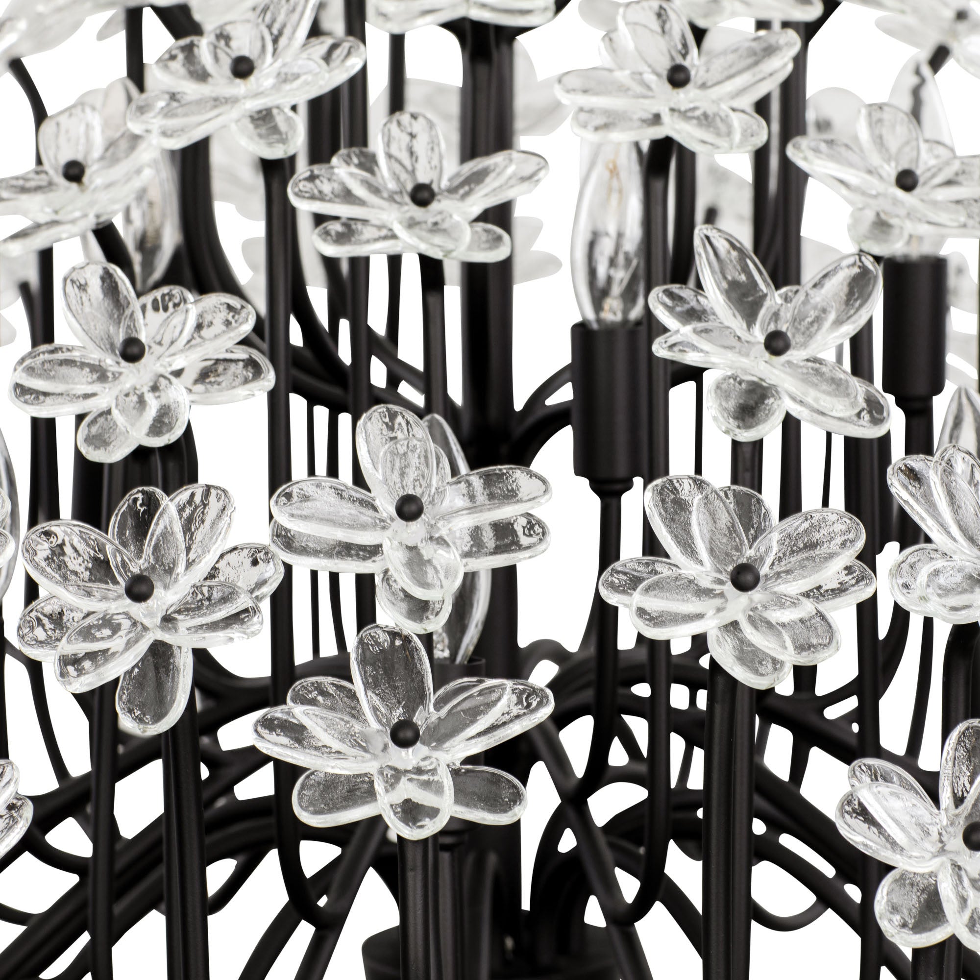 Wildflower 15 Light Chandelier - Matte Black