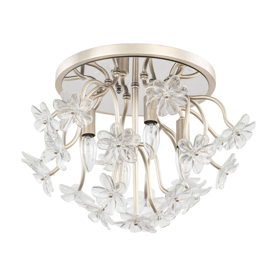 Wildflower 378S04GDAR 4-Lt Ceiling Light - Gold Dust/Artifact