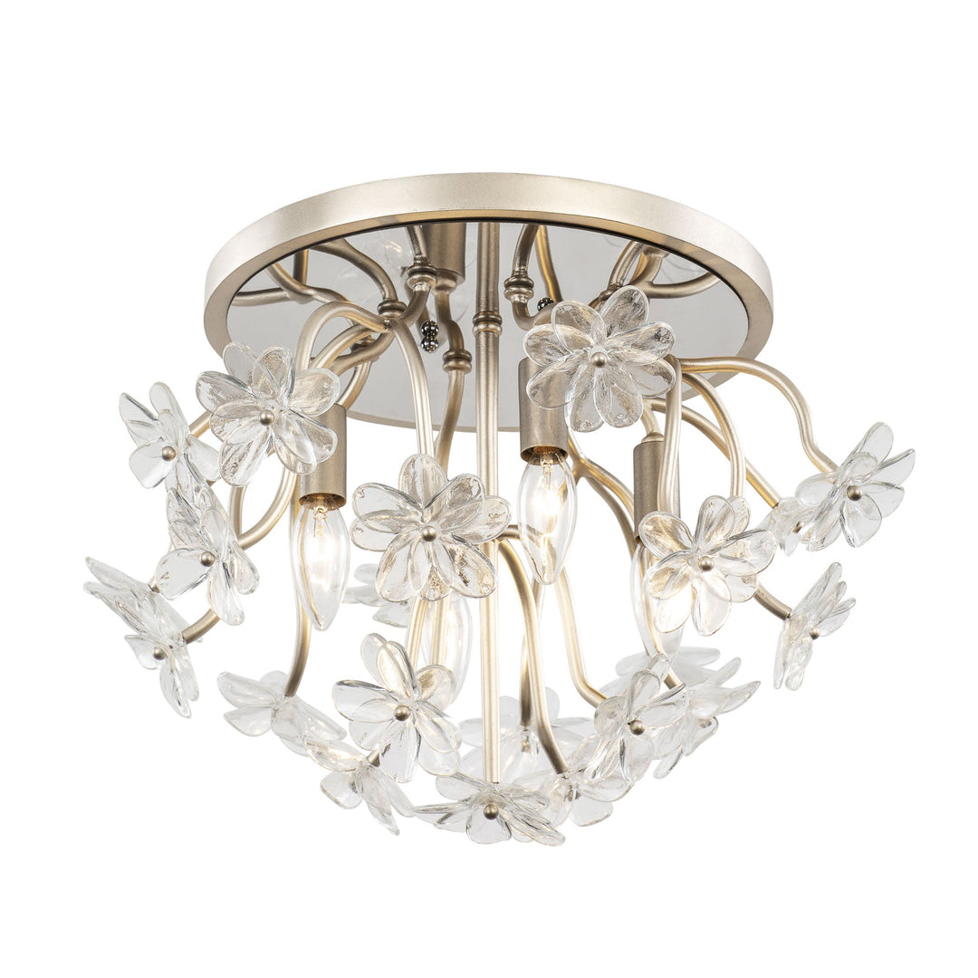 Wildflower 378S04GDAR 4-Lt Ceiling Light - Gold Dust/Artifact