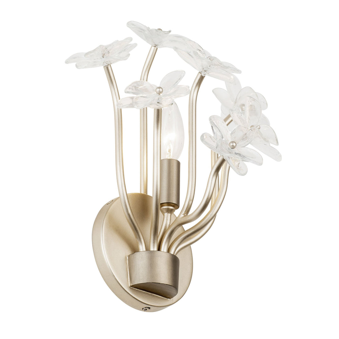 Wildflower 378W01GDAR 1-Lt Wall Sconce - Gold Dust/Artifact