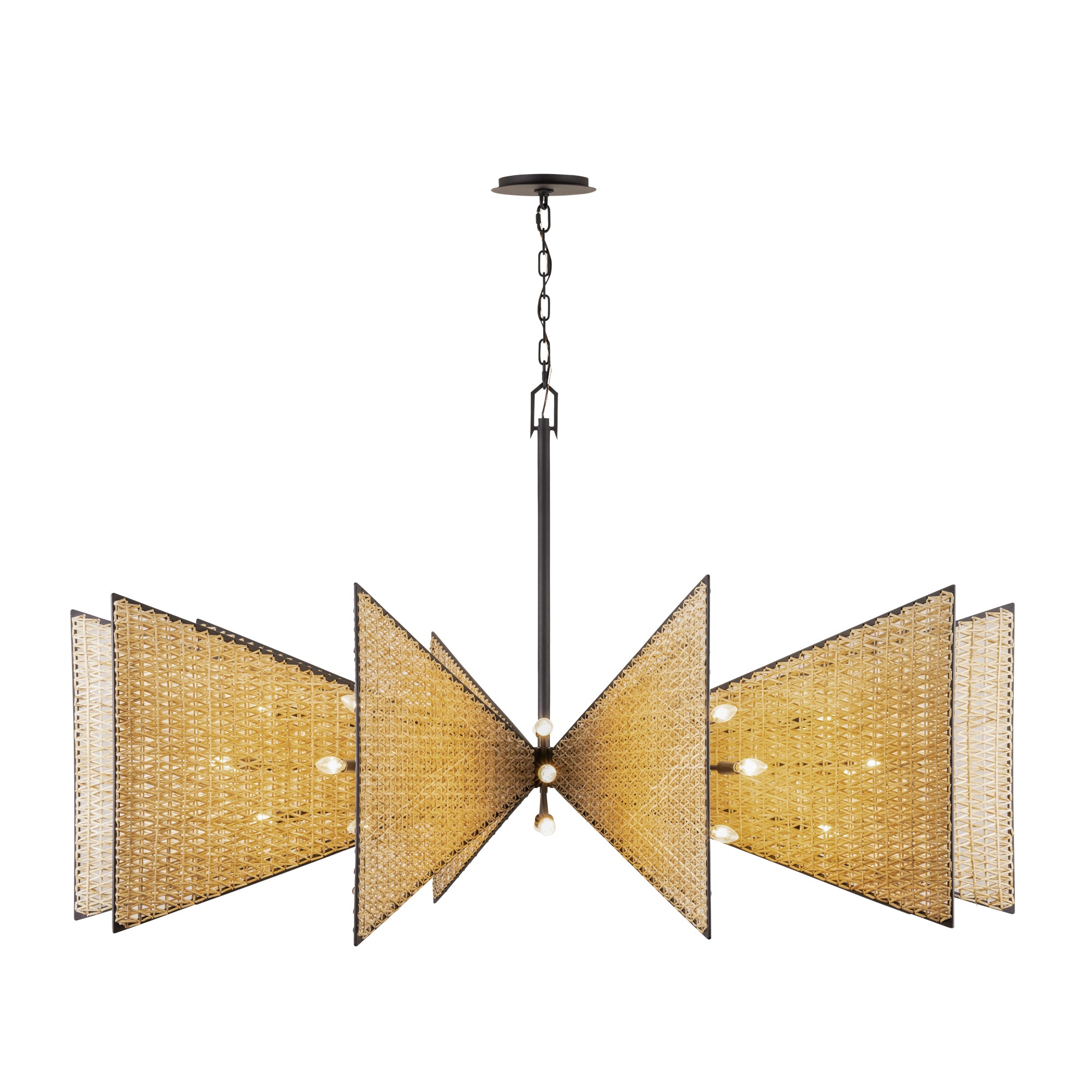 Machina 30Light Chandelier - Matte Black/Sulihiya