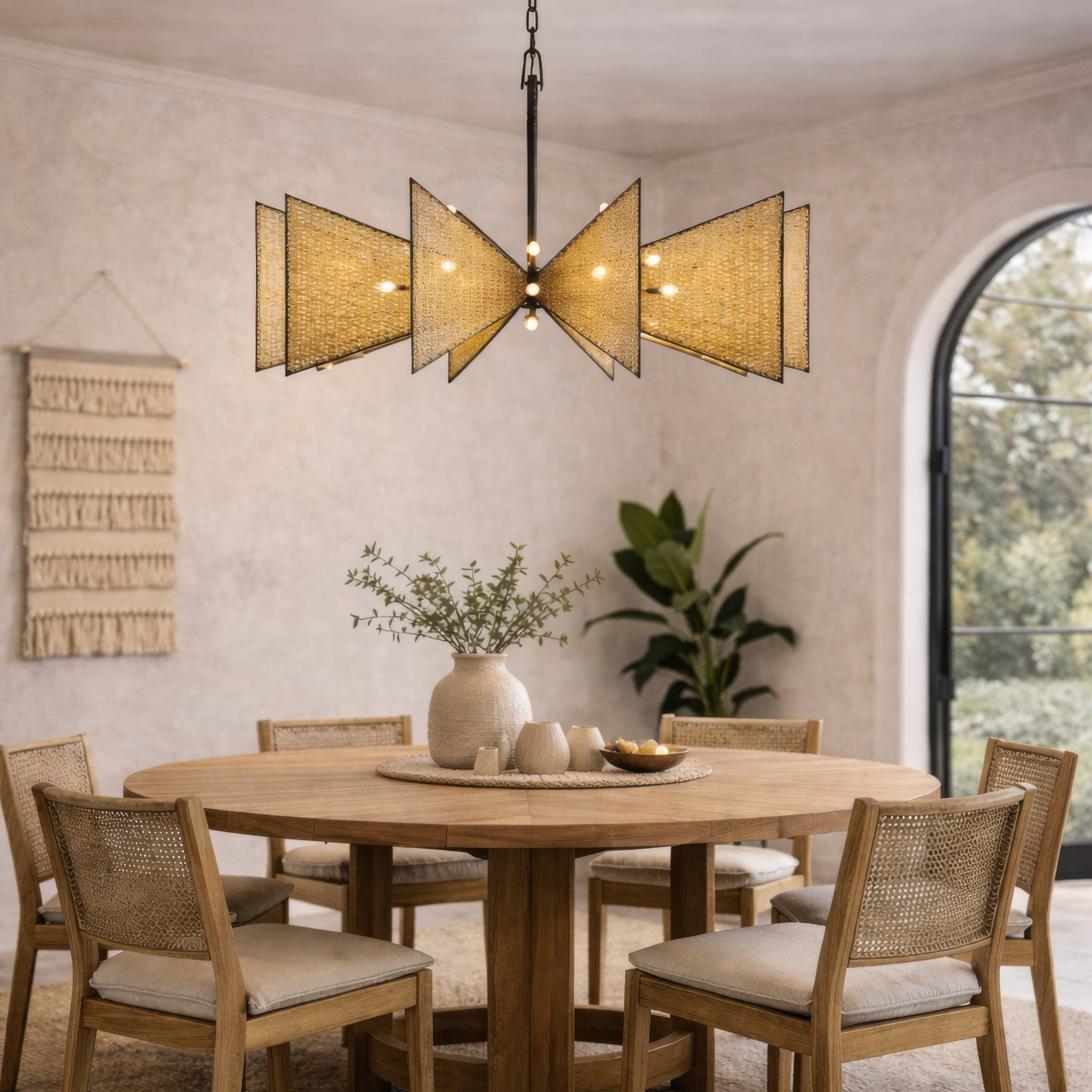 Machina 30Light Chandelier - Matte Black/Sulihiya