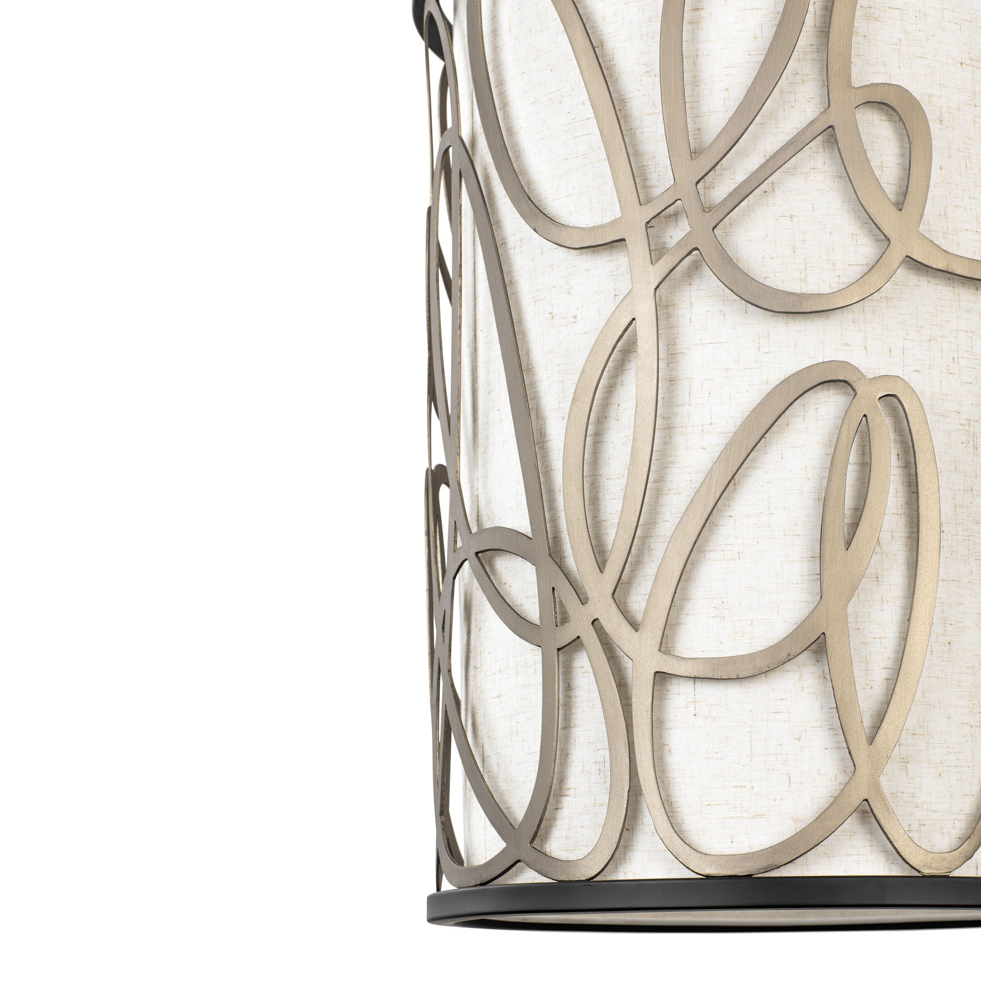 Scribble 6 Light Foyer - Matte Black/Artifact