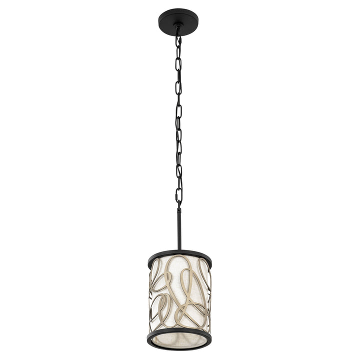 Scribble 381M01MBAR 1-Lt Mini Pendant Light - Matte Black/Artifact