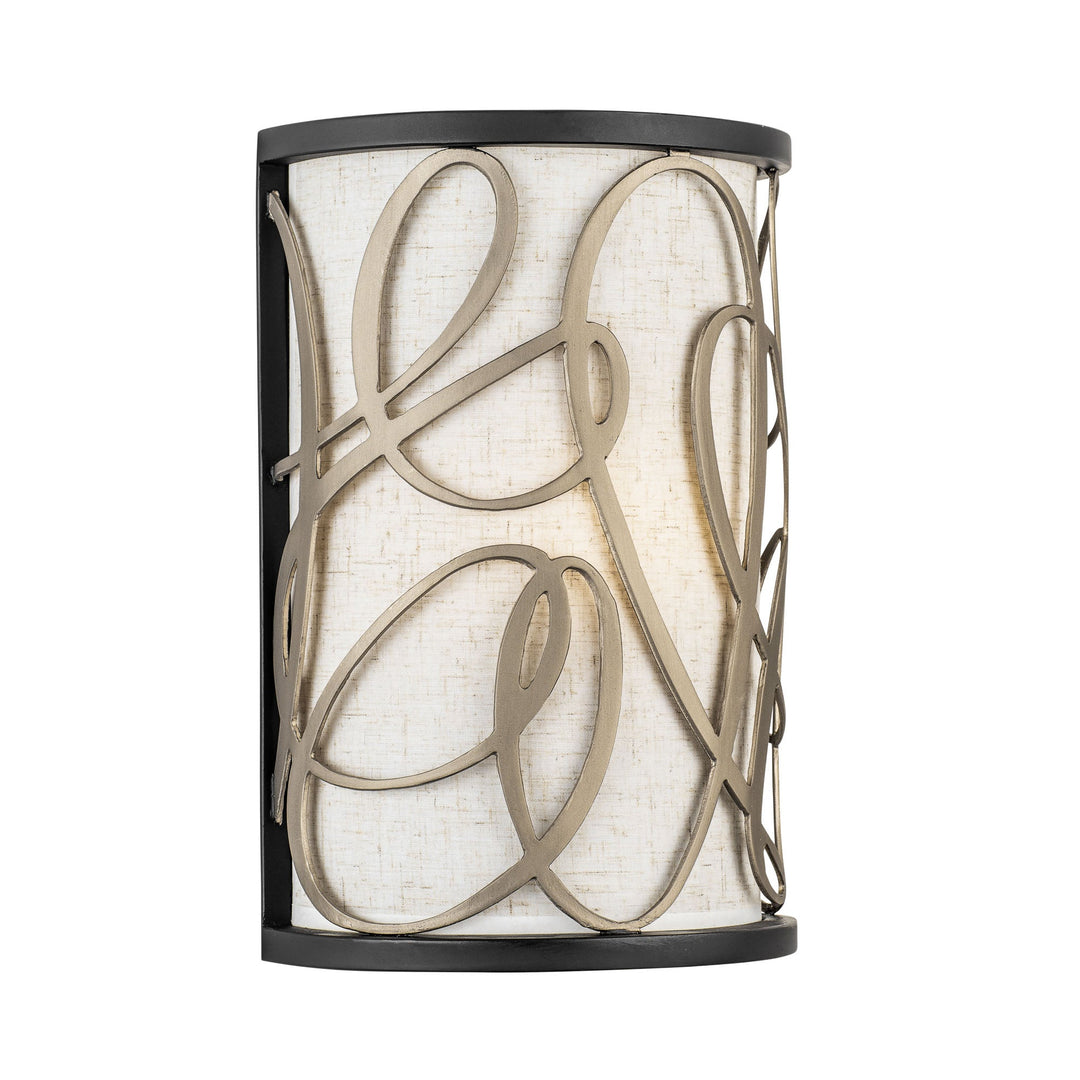 Scribble 381W01MBAR 1-Lt Wall Sconce - Matte Black/Artifact