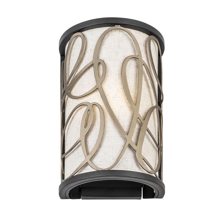 Scribble 381W01MBAR 1-Lt Wall Sconce - Matte Black/Artifact