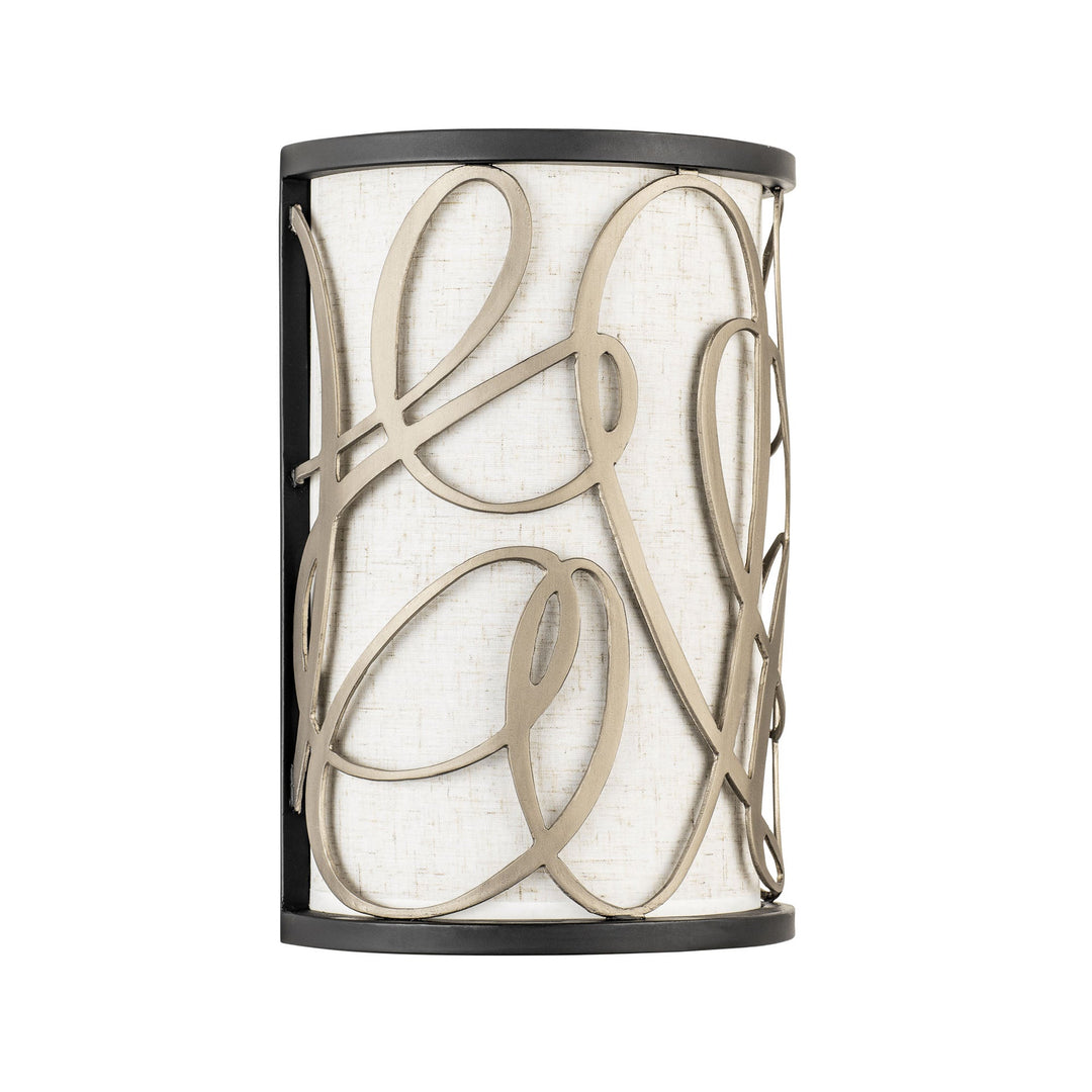 Scribble 381W01MBAR 1-Lt Wall Sconce - Matte Black/Artifact