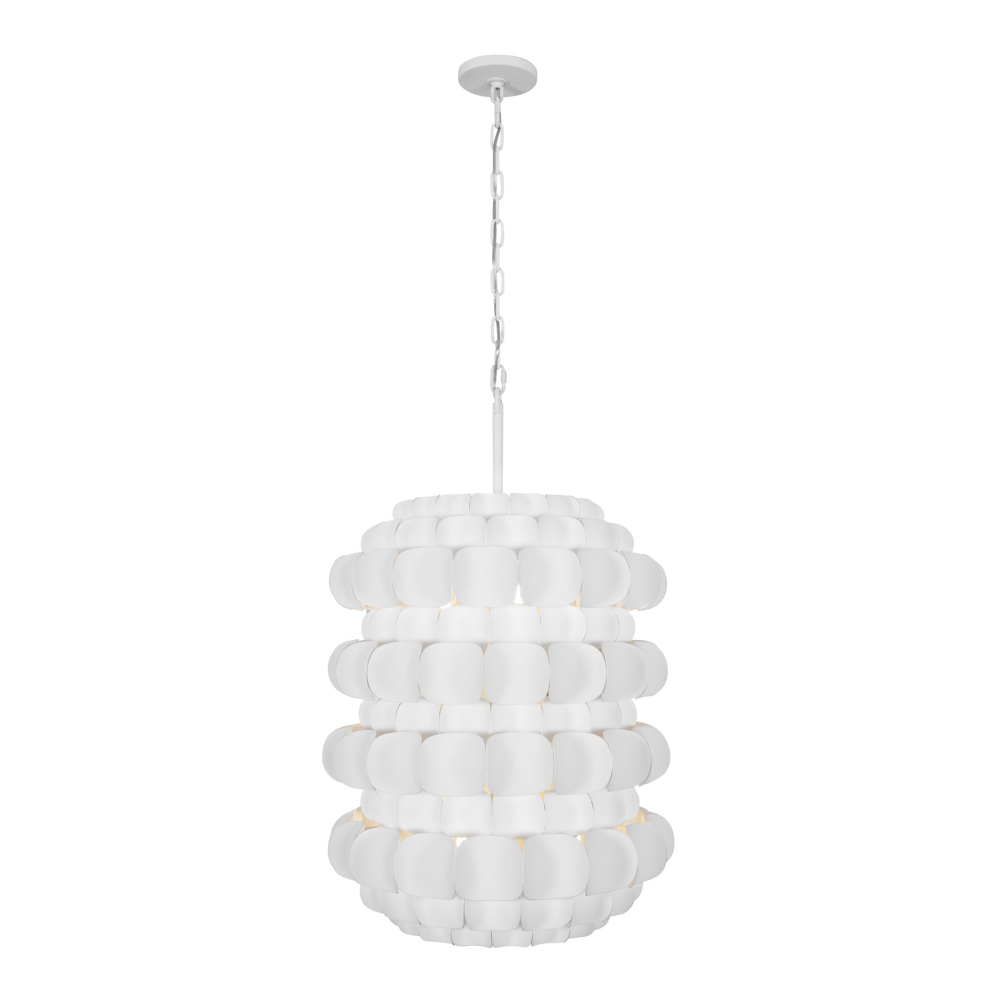 Swoon 6-Light Foyer - Matte White